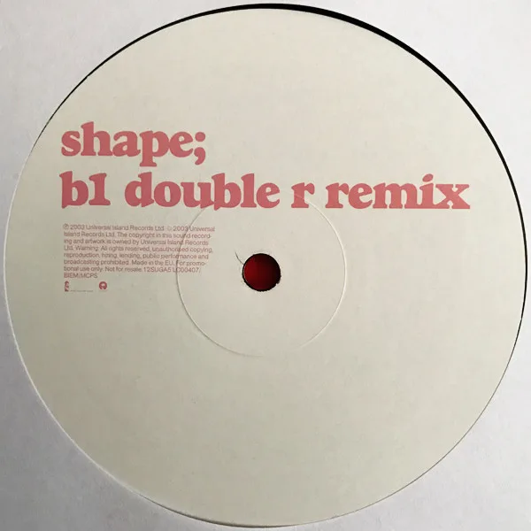 Album cover for Shape by Sugababes