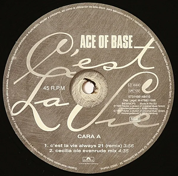 Album cover for C'est La Vie (Always 21) by Ace Of Base