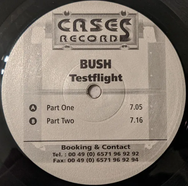 Album cover for Testflight by Bush (2)