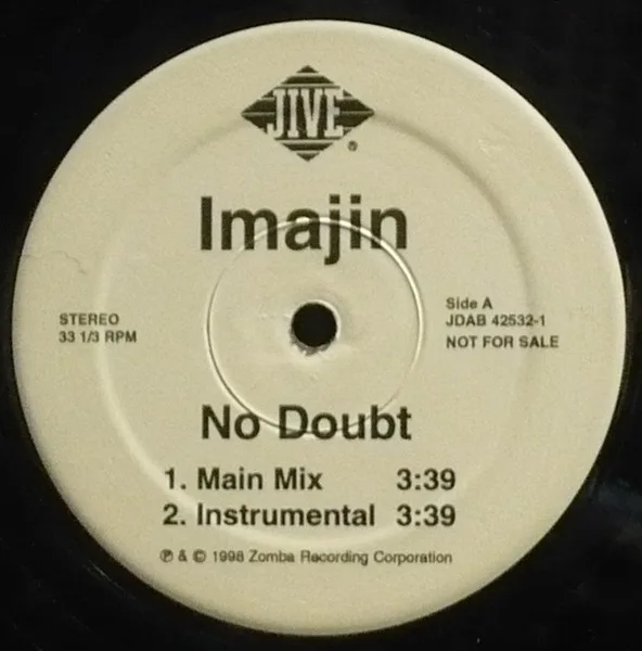 Album cover for No Doubt by Imajin