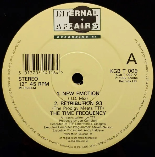 Album cover for EP by Time Frequency, The