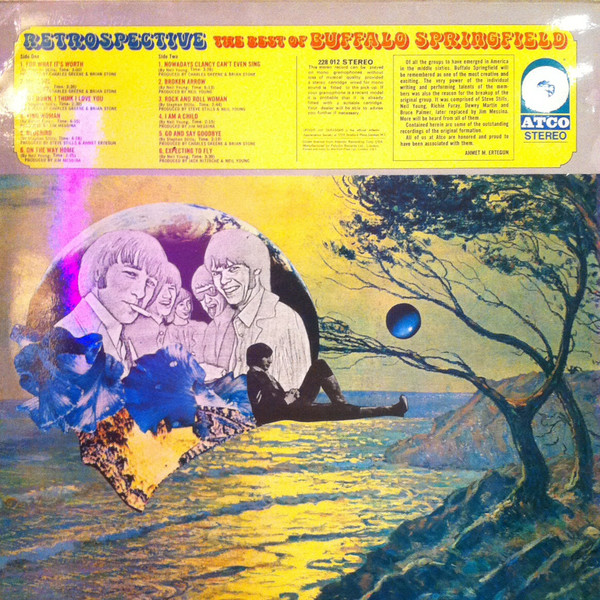 Buffalo Springfield - Retrospective - The Best Of Buffalo Springfield, Rock, Country Rock, 1969 - ATCO Records, UK, Vinyl 1x 