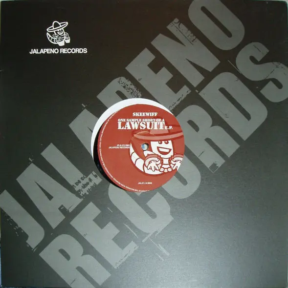 Skeewiff - One Sample Short Of A Lawsuit E.P., Electronic, Breakbeat, 2003 - Jalapeno Records, UK, Vinyl 1x 12", 33 ⅓ RPM, EP