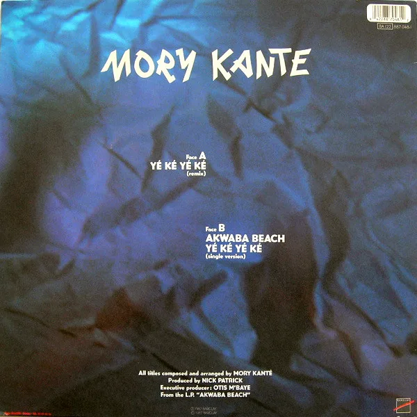Album cover for Yé Ké Yé Ké by Mory Kanté