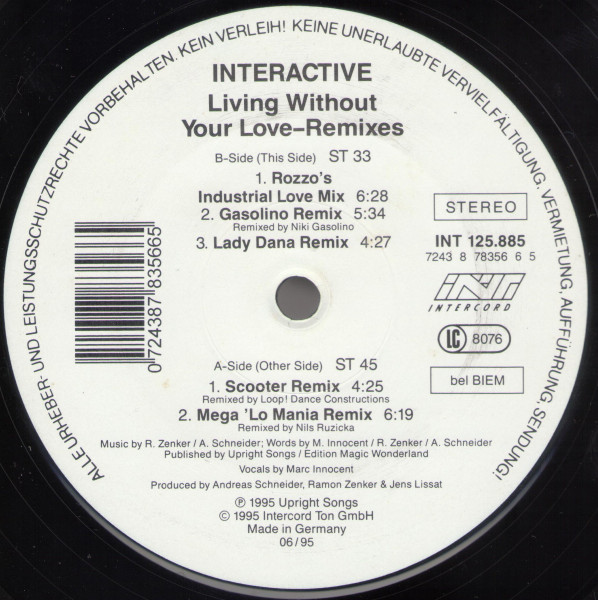 Living Without Your Love (Remixes)