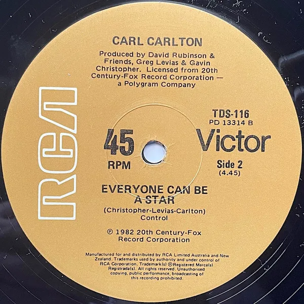 Album cover for Baby, I Need Your Loving / Everyone Can Be A Star by Carl Carlton