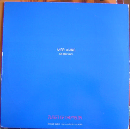 Angel Alanis - Drum Re-Hab, Electronic, Techno, 1998 - Planet Of Drums, UK, Vinyl 1x 12"