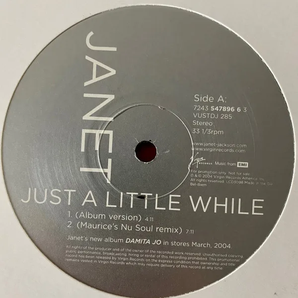 Album cover for Just A Little While (The Remixes) by Janet Jackson