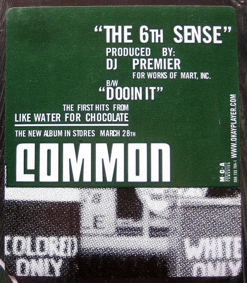 Album cover for The 6th Sense / Dooinit by Common