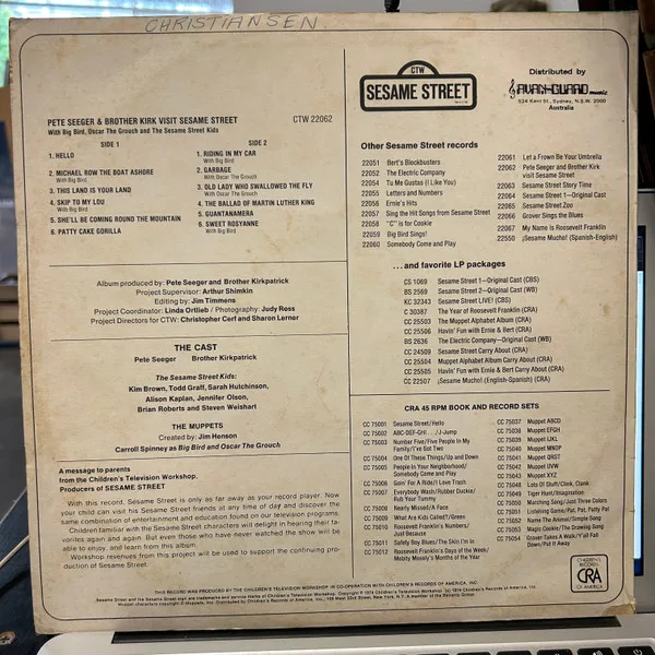 Pete Seeger & Brother Kirk Visit Sesame Street - Secondary-01 image