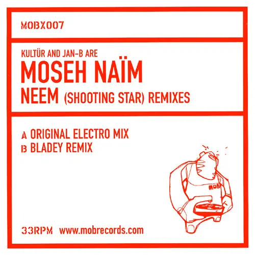Moseh Naïm - Neem (Shooting Star) (Remixes), Electronic, Breaks, 2001 - Mob Records, UK, Vinyl 1x 12"
