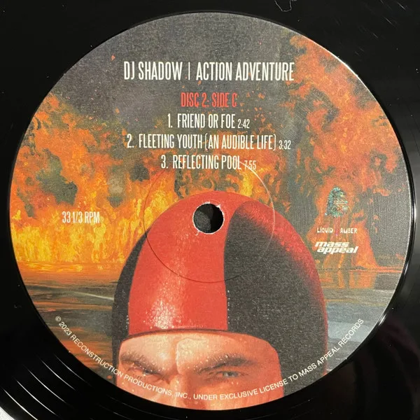 Album cover for Action Adventure by DJ Shadow