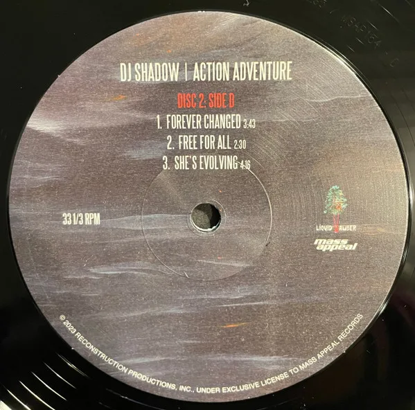 Album cover for Action Adventure by DJ Shadow