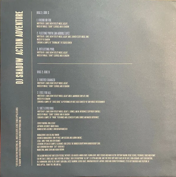 Album cover for Action Adventure by DJ Shadow