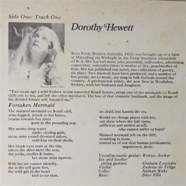 Album cover for The Wild Girl In The Heart by Robyn Archer