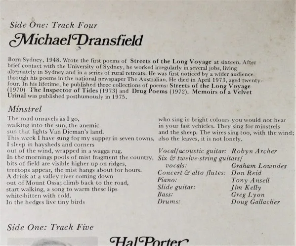 Album cover for The Wild Girl In The Heart by Robyn Archer