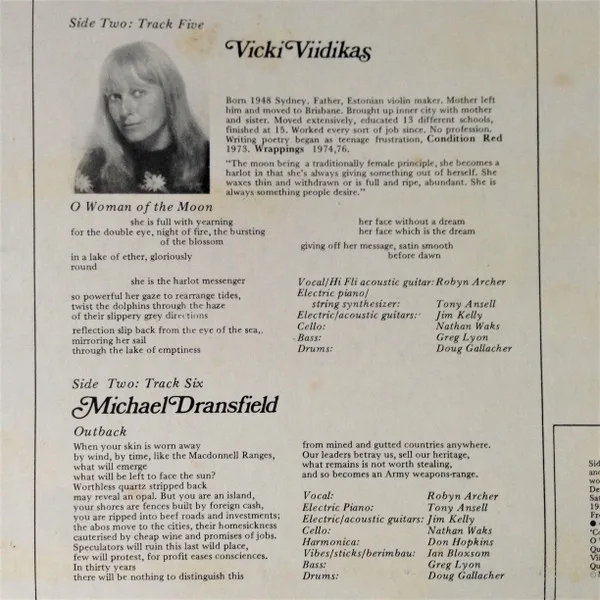 Album cover for The Wild Girl In The Heart by Robyn Archer