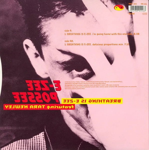 Album cover for Breathing Is E-Zee by E-Zee Possee Featuring Tara Newley