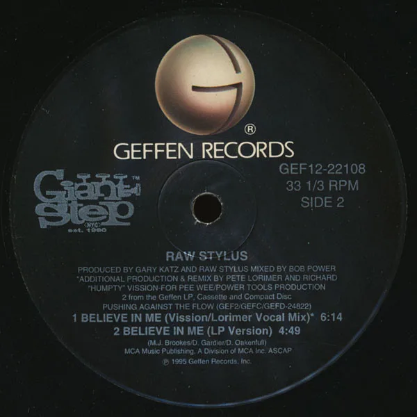 Album cover for Believe In Me by Raw Stylus