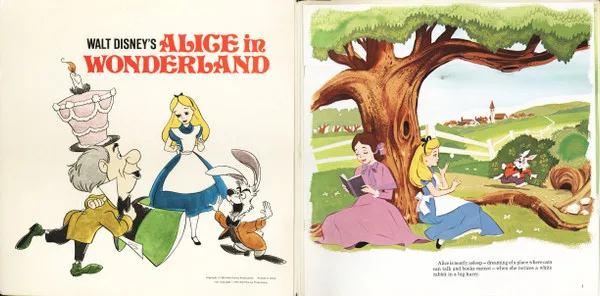Album cover for Alice In Wonderland by Ginny Tyler