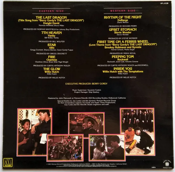 Album cover for Berry Gordy's The Last Dragon (Original Motion Picture Soundtrack) by Various