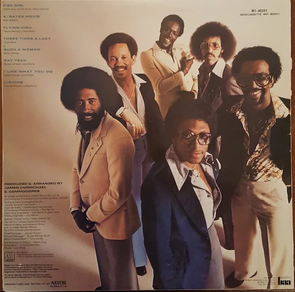 Album cover for Natural High by Commodores