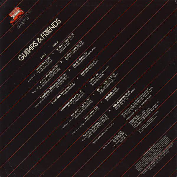 Peter Morris / Tom Stanswick - Guitars & Friends, Electronic, Jazz, Stage & Screen, Acoustic, Easy Listening, Score, 1983 - R