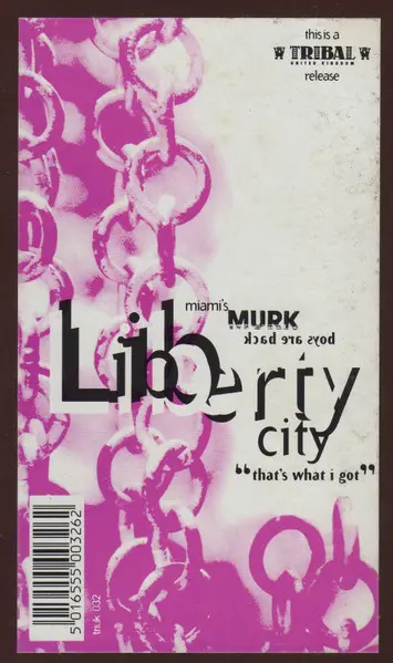 Liberty City - That's What I Got, Electronic, House, 1995 - TRIBAL United Kingdom, UK, Vinyl 1x 12", 33 ⅓ RPM