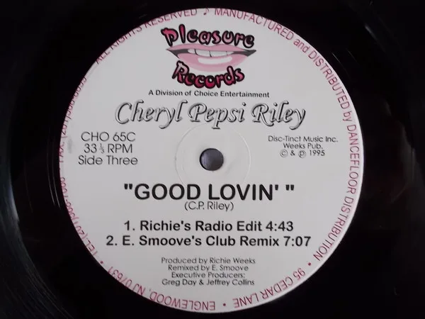 Album cover for Good Lovin' by Cheryl Pepsii Riley
