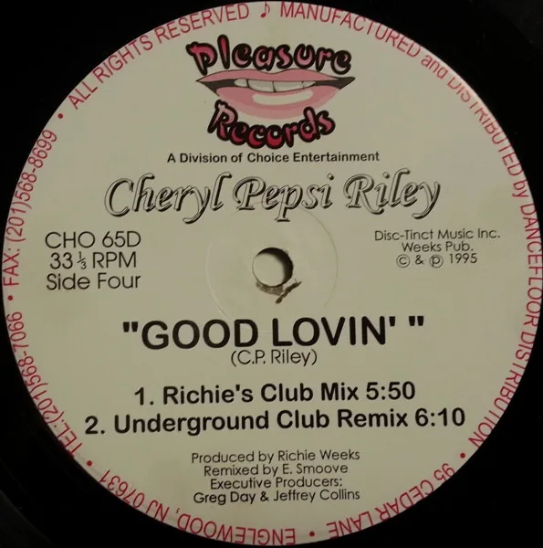 Album cover for Good Lovin' by Cheryl Pepsii Riley