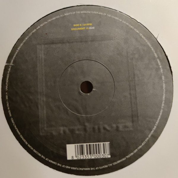 Scuba Feat. Alma Horton - Give It All, Electronic, Broken Beat, 2002 - Archive (2), Italy, Vinyl 1x 12", 33 ⅓ RPM
