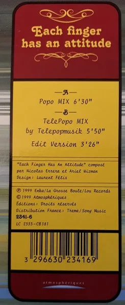 Album cover for Each Finger Has An Attitude by Grand Popo Football Club