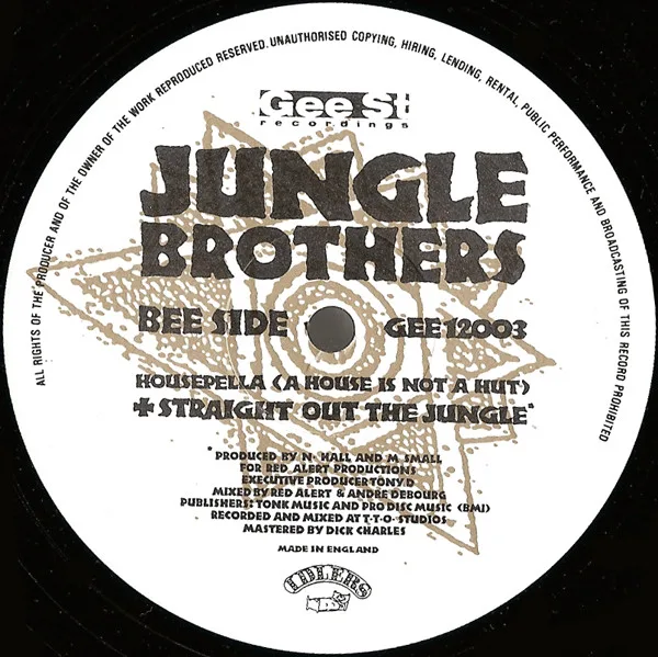 Album cover for I'll House You (The Gee St. Reconstruction) by Richie Rich Meets Jungle Brothers