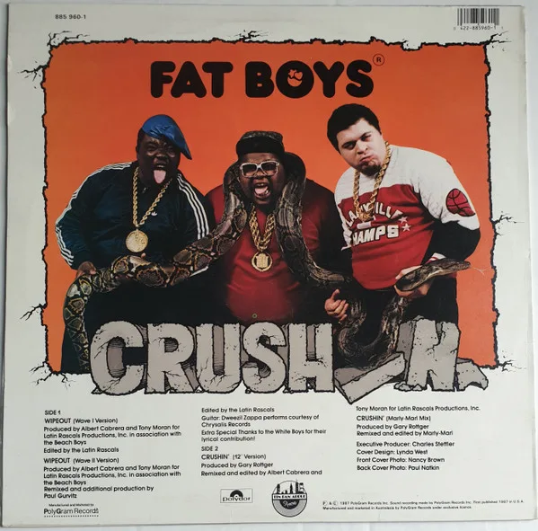 Album cover for Wipeout by Fat Boys And Beach Boys, The