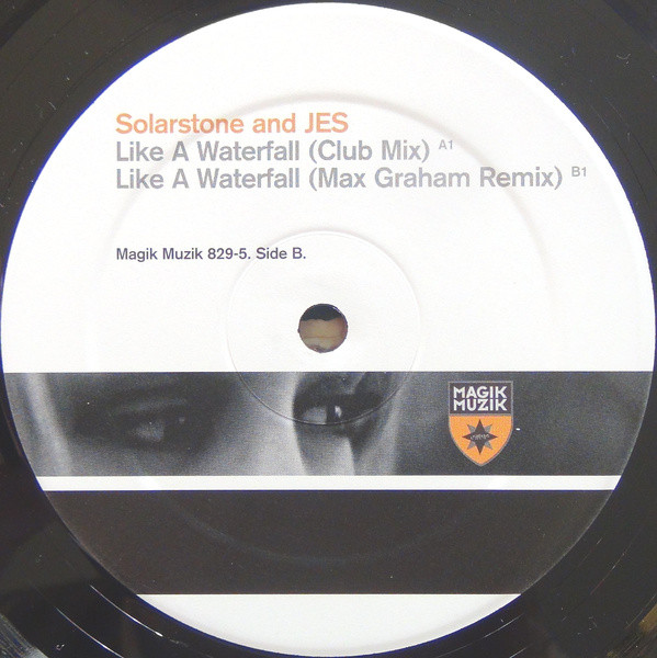Solarstone And Jes (12) - Like A Waterfall, Electronic, Trance, 2006 - Magik Muzik, Netherlands, Vinyl 1x 12", 45 RPM