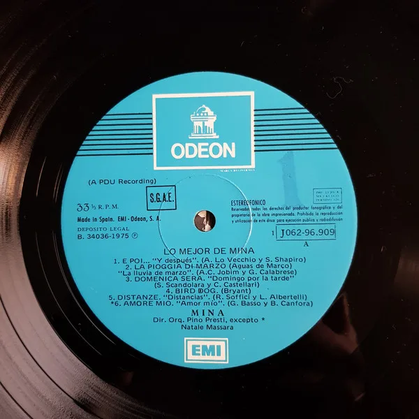 Album cover for Lo Mejor De Mina by Mina (3)