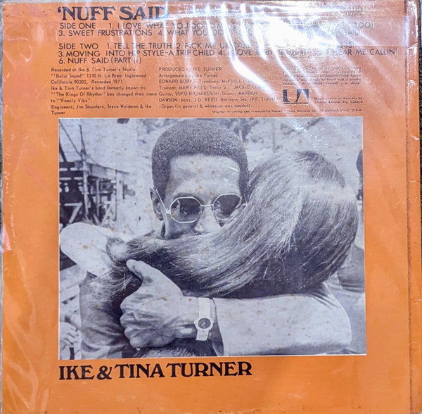 Ike & Tina Turner - 'Nuff Said, Funk / Soul, Soul, 1972 - United Artists Records, Australia, Vinyl 1x LP, Album