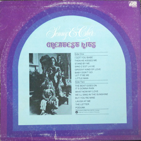 Sonny & Cher - Greatest Hits - 1975 -Soft Rock -Atlantic -Vinyl 1x LP, Compilation