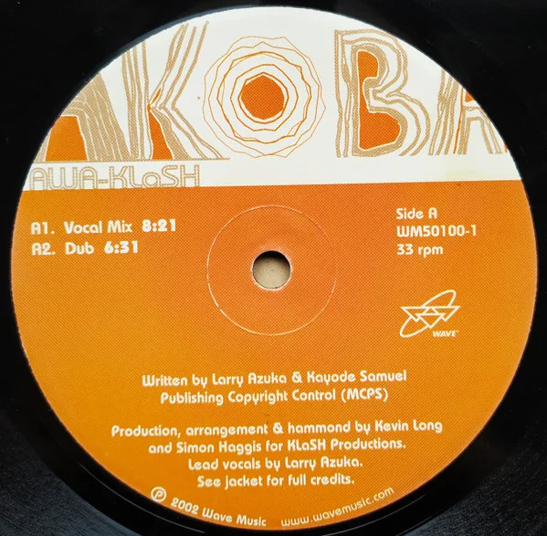 Album cover for Akoba by Awa-Klash