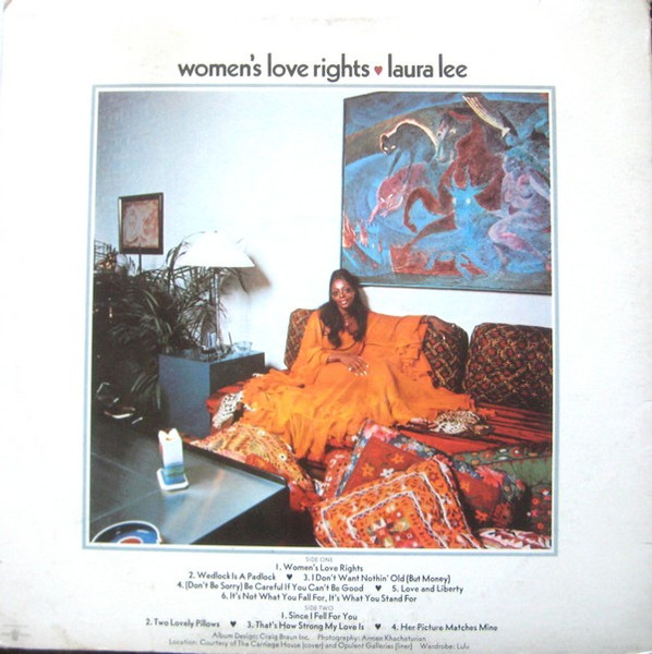 Laura Lee - Women's Love Rights, Funk / Soul, Funk, Soul, 1972 - Hot Wax (4), US, Vinyl 1x LP, Album