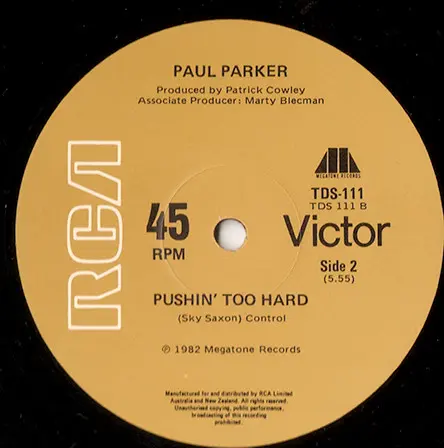 Paul Parker - Right On Target, Electronic, Disco, 1982 - RCA Victor, Australia & New Zealand, Vinyl 1x 12", 45 RPM