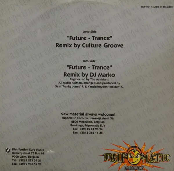 Album cover for Future Trance by Jones - Sider