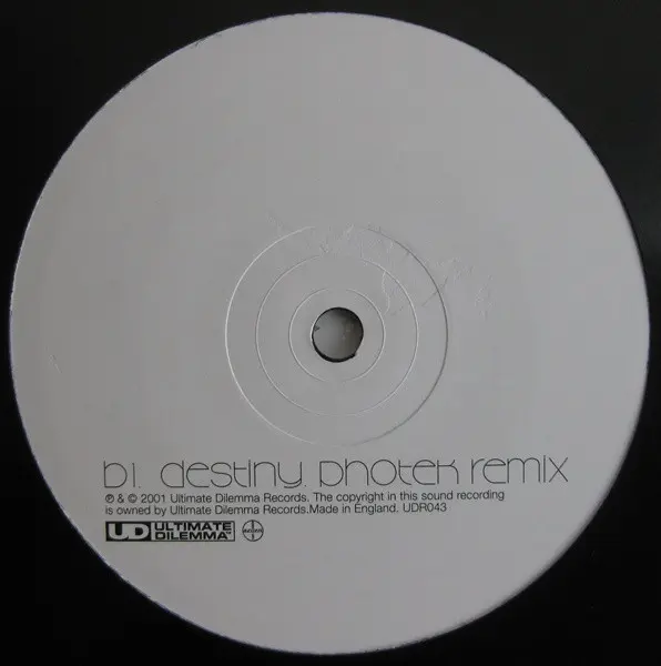 Zero 7 - Destiny, Electronic, Downtempo, House, 2001 - Ultimate Dilemma, UK, Vinyl 1x 12"