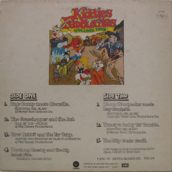 Album cover for Kiddies Favourites Volume Four by Various