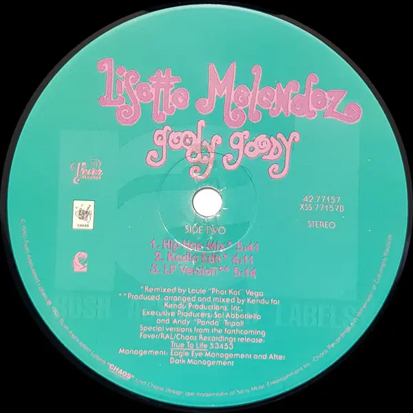 Lisette Melendez - Goody Goody, Electronic, Funk / Soul, Hip Hop, Breakbeat, Contemporary R&B, Deep House, Downtempo, House, 