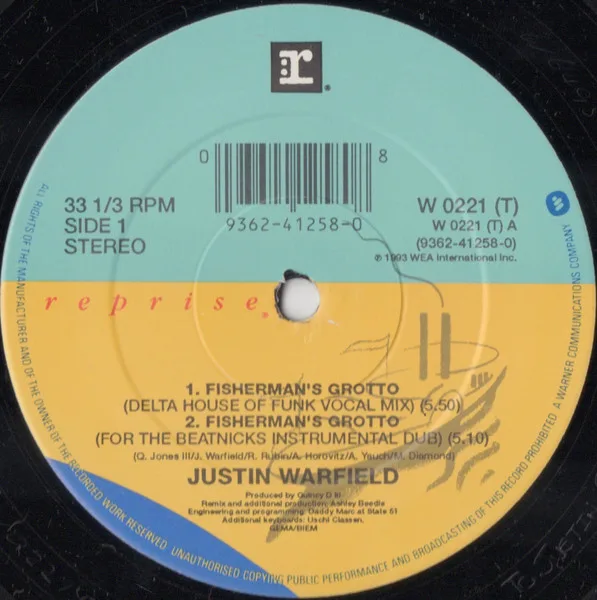 Album cover for Fisherman's Grotto by Justin Warfield