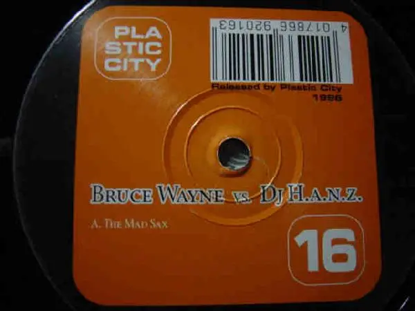 Album cover for The Mad Sax by Bruce Wayne vs. H.A.N.Z.