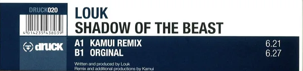 Album cover for Shadow Of The Beast by Louk