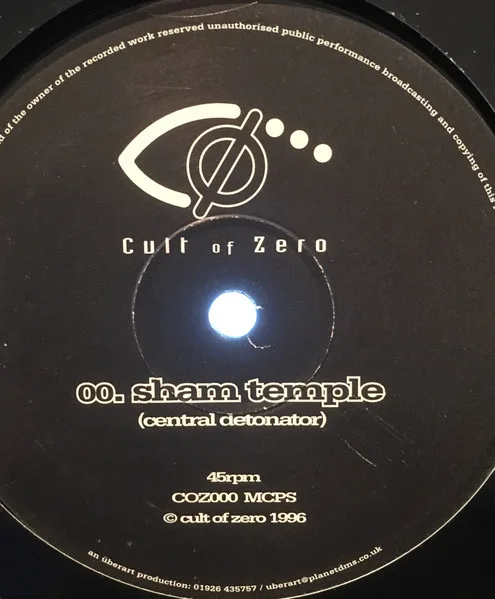 Album cover for New Disarmament / Sham Temple by Central Detonator