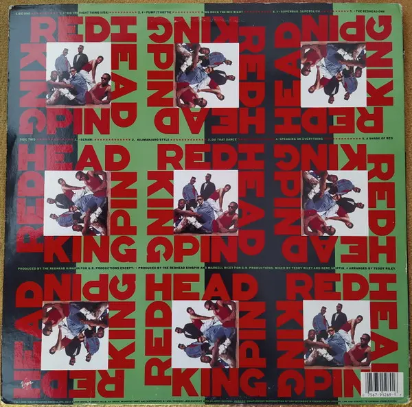 Redhead Kingpin And The FBI - A Shade Of Red, Hip Hop, Contemporary R&B, New Jack Swing, 1989 - Virgin, US, Vinyl 1x LP, Albu
